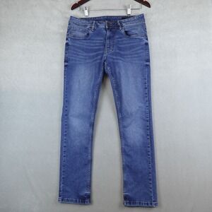 The Perfect Jean NYC Jeans Mens 31x30 Slim Fit Medium Wash Blue Denim